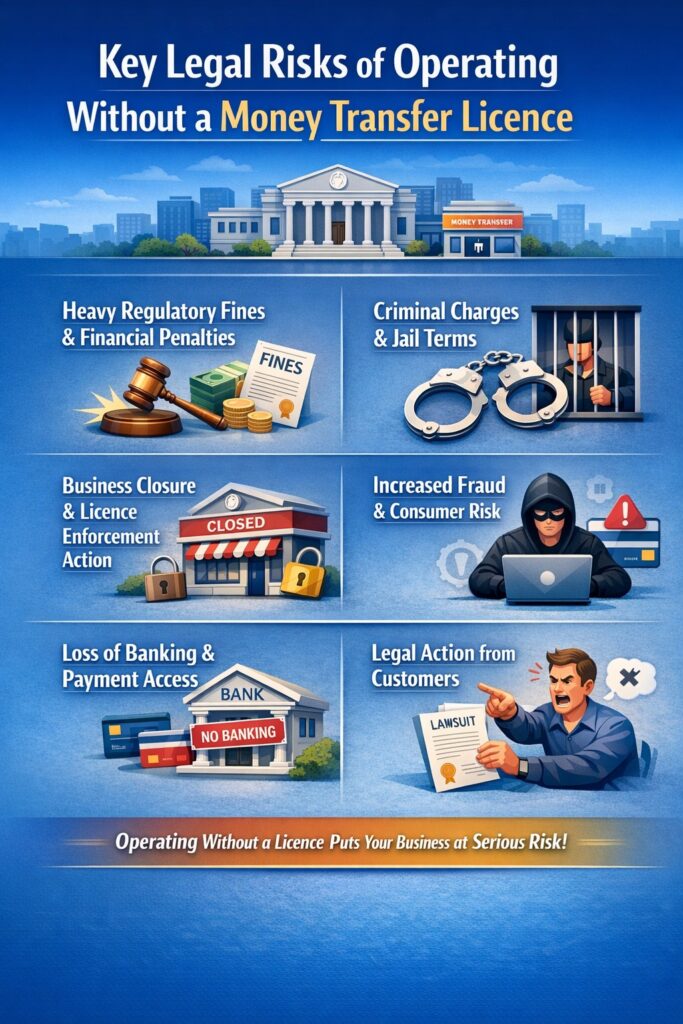 Key Legal Risks of Operating Without a Money Transfer Licence